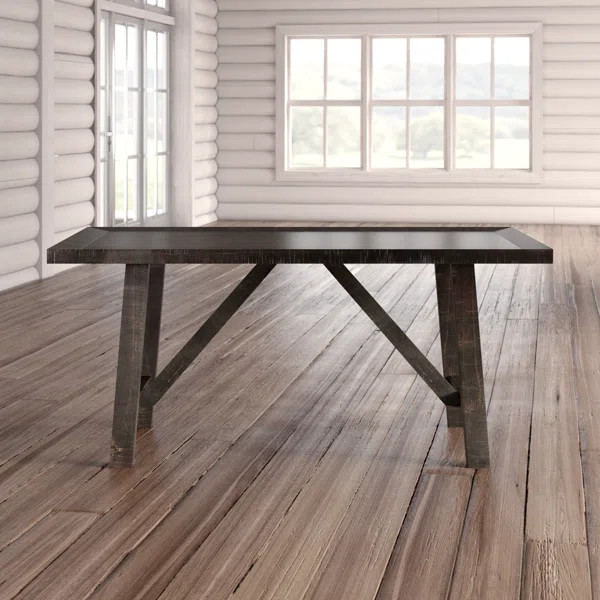 Ernie Acacia Solid Wood Dining Table | Wayfair North America