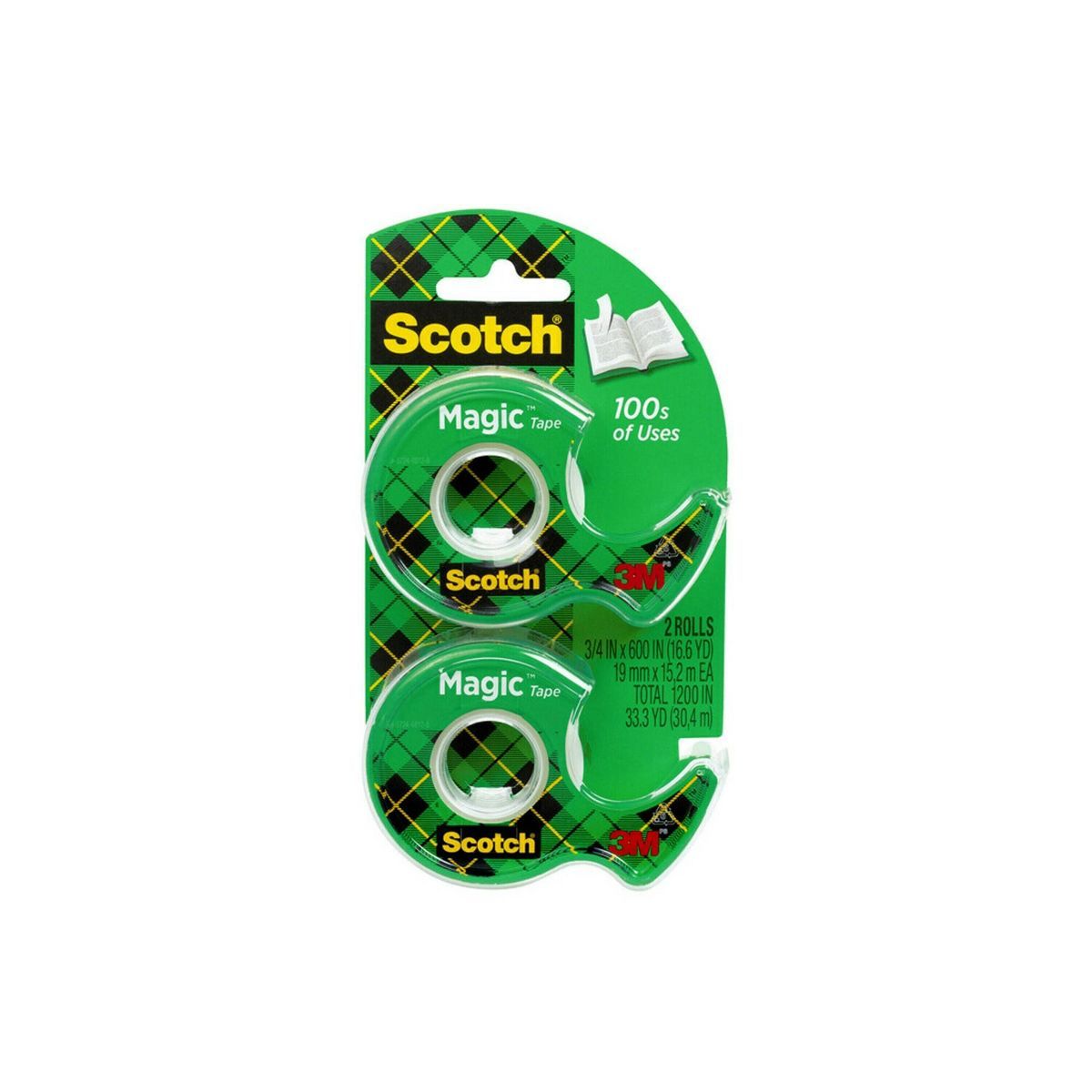 Scotch 2pk Magic Tape Matte Finish 3/4" x 600" | Target