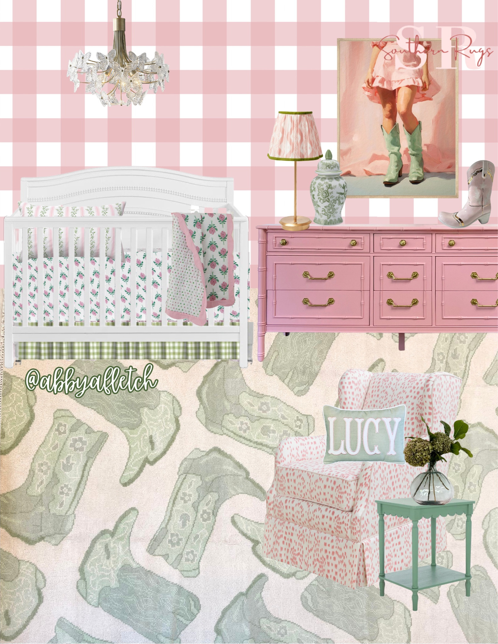 green and pink girl’s nursery or room inspiration💕💚👒


precious room using @southernrugstx

pink green cowgirl cowboy gingham wallpaper buffalo plaid wall art table upholstered chair 

#LTKBaby #LTKKids #LTKHome