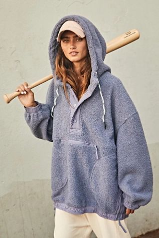 Fuzzy Was She Fleece Pullover | Free People (Global - UK&FR Excluded)