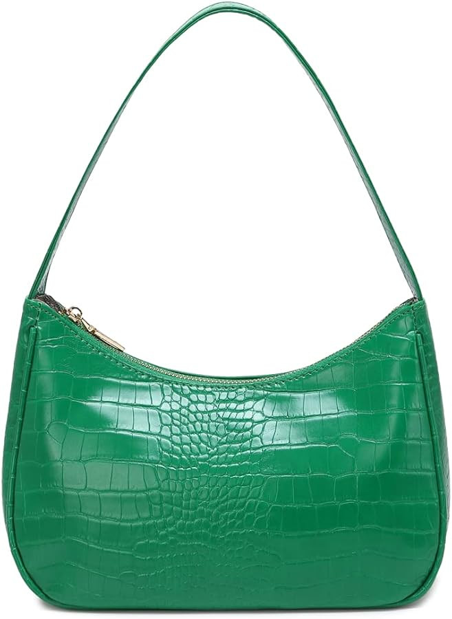 Shoulder Bags for Women, Cute Hobo Tote Handbag Mini Clutch Purse with Zipper Closure | Amazon (US)