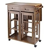 Winsome Wood Suzanne Kitchen, Square, Teak | Amazon (US)