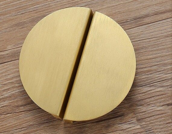 2.5 Gold Semicircle Handles Drawer Dresser Pulls Knobs | Etsy | Etsy (US)