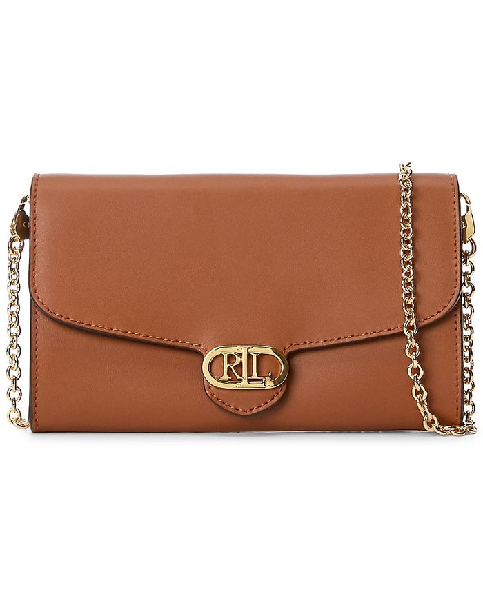 Lauren Ralph Lauren Adair Small Leather Crossbody & Reviews - Handbags & Accessories - Macy's | Macys (US)