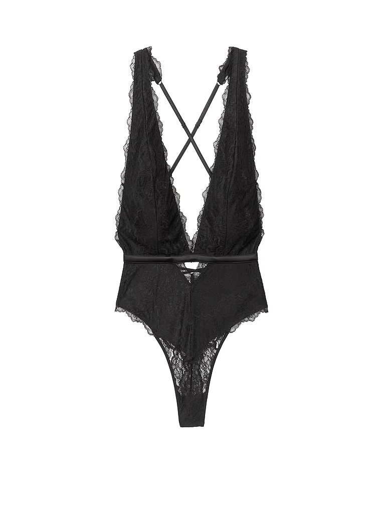 Lightly-Lined Lace Plunge Teddy | Victoria's Secret (US / CA )