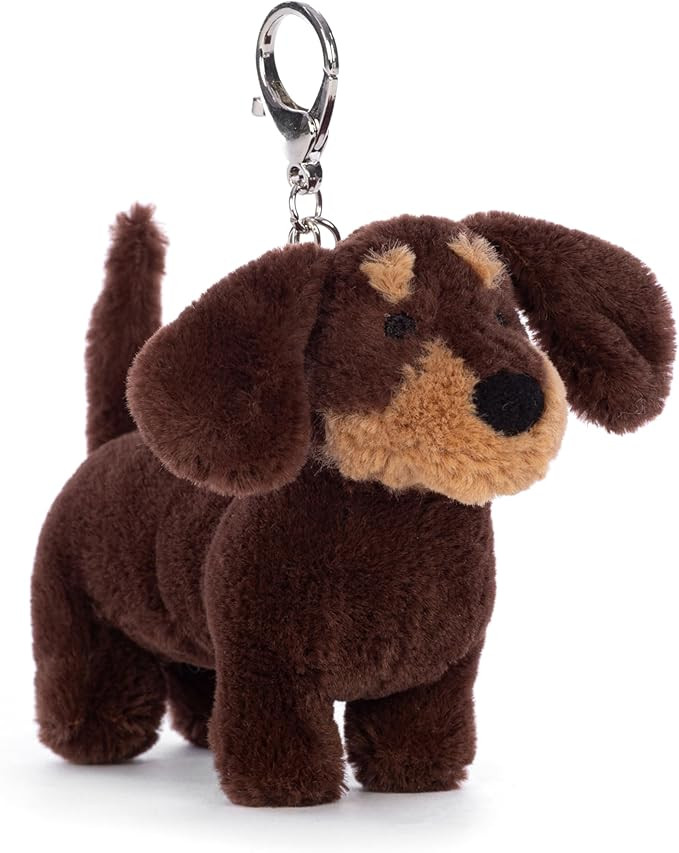 Jellycat Otto Sausage Dog Bag Charm, 4.5 inches | Dogs and Puppies Plush Keychain | Great Gift Id... | Amazon (US)