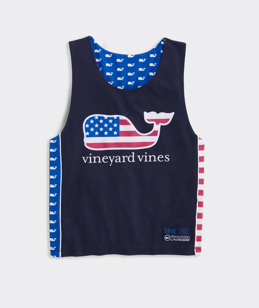 Boys' Reversible USA Whale Mesh Pinnie | vineyard vines