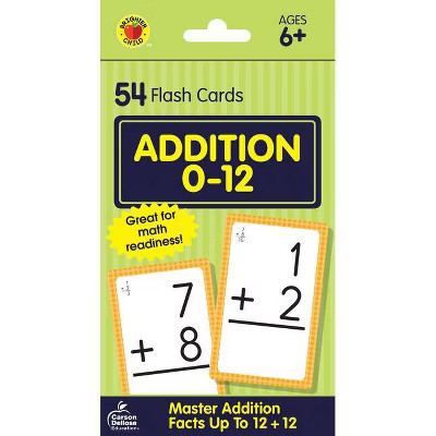 Addition 0 To 12 Flash Cards | Target