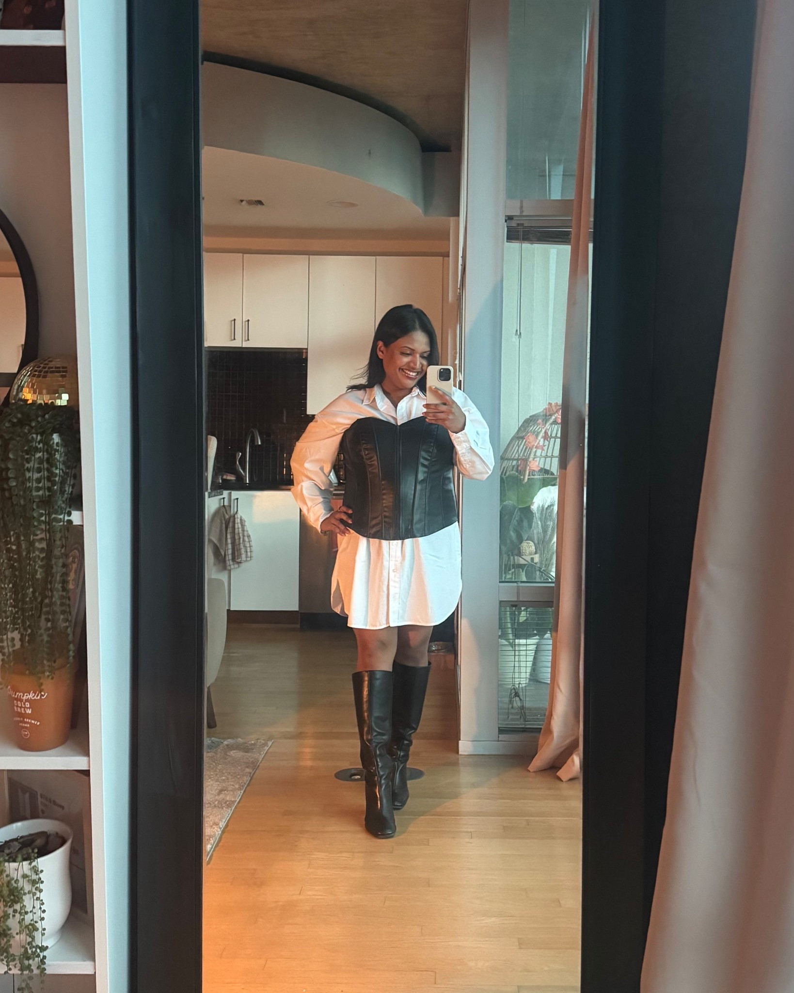 One of my favorite summer to fall plus size outfits on Apple shaped bodies! Wore this to a friends party!

#LTKPetite #LTKPlusSize #LTKStyleTip