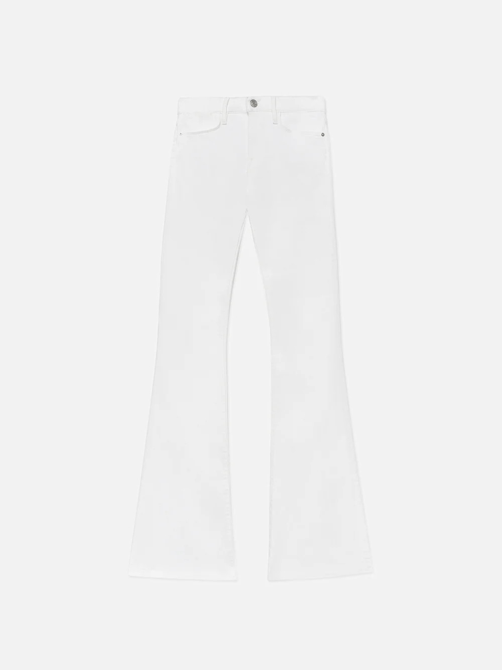 Le High Flare  in  Blanc | Frame Denim