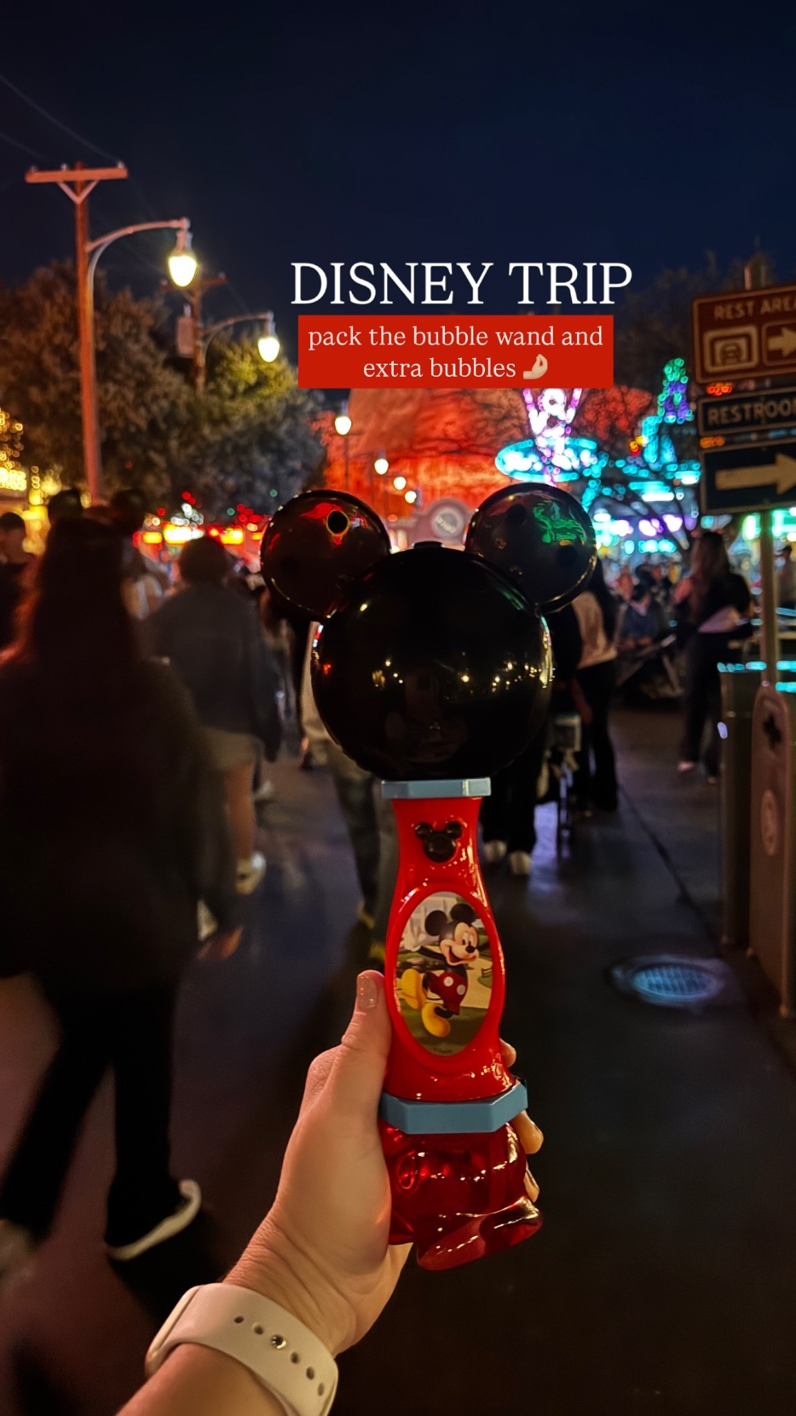 Disney trip tip! Pack a bubble wand and extra bubbles to save $$$! #disneyland #disney #disneyworld #bubblewand #disneytip #disneytrick #disneytrip #disneymusthave #disneyvacation #disneymom

#LTKSeasonal #LTKTravel #LTKKids