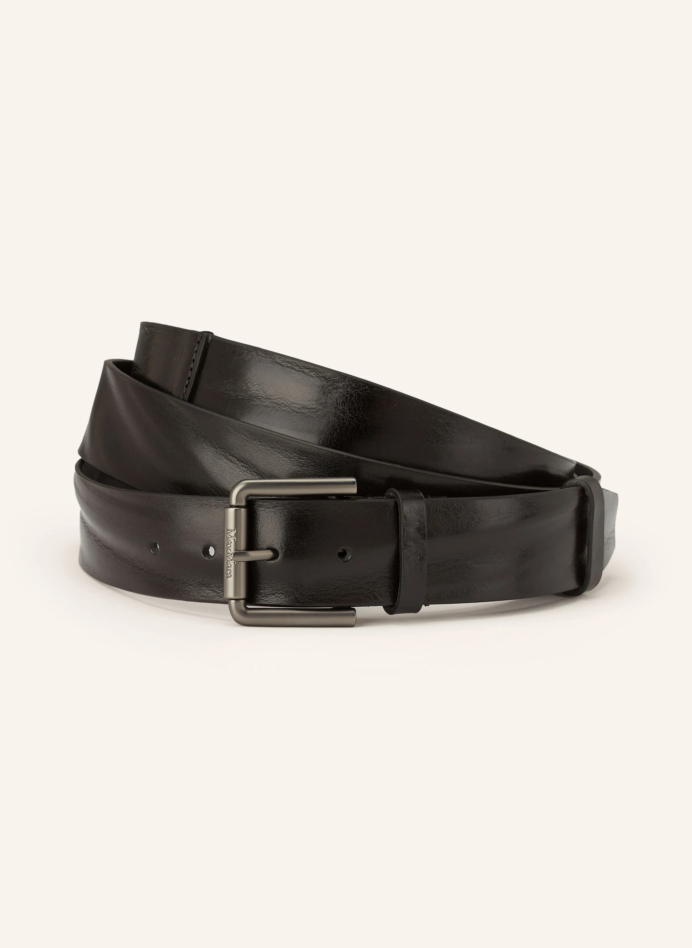 Max Mara Ledergürtel BUCKLE40XLONG in schwarz | Breuninger (DACH)