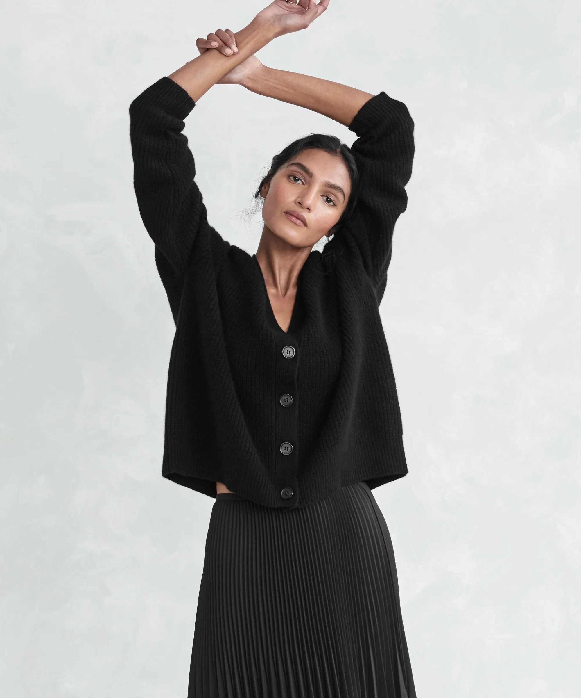 Cropped Cashmere Cocoon Cardigan | Jenni Kayne