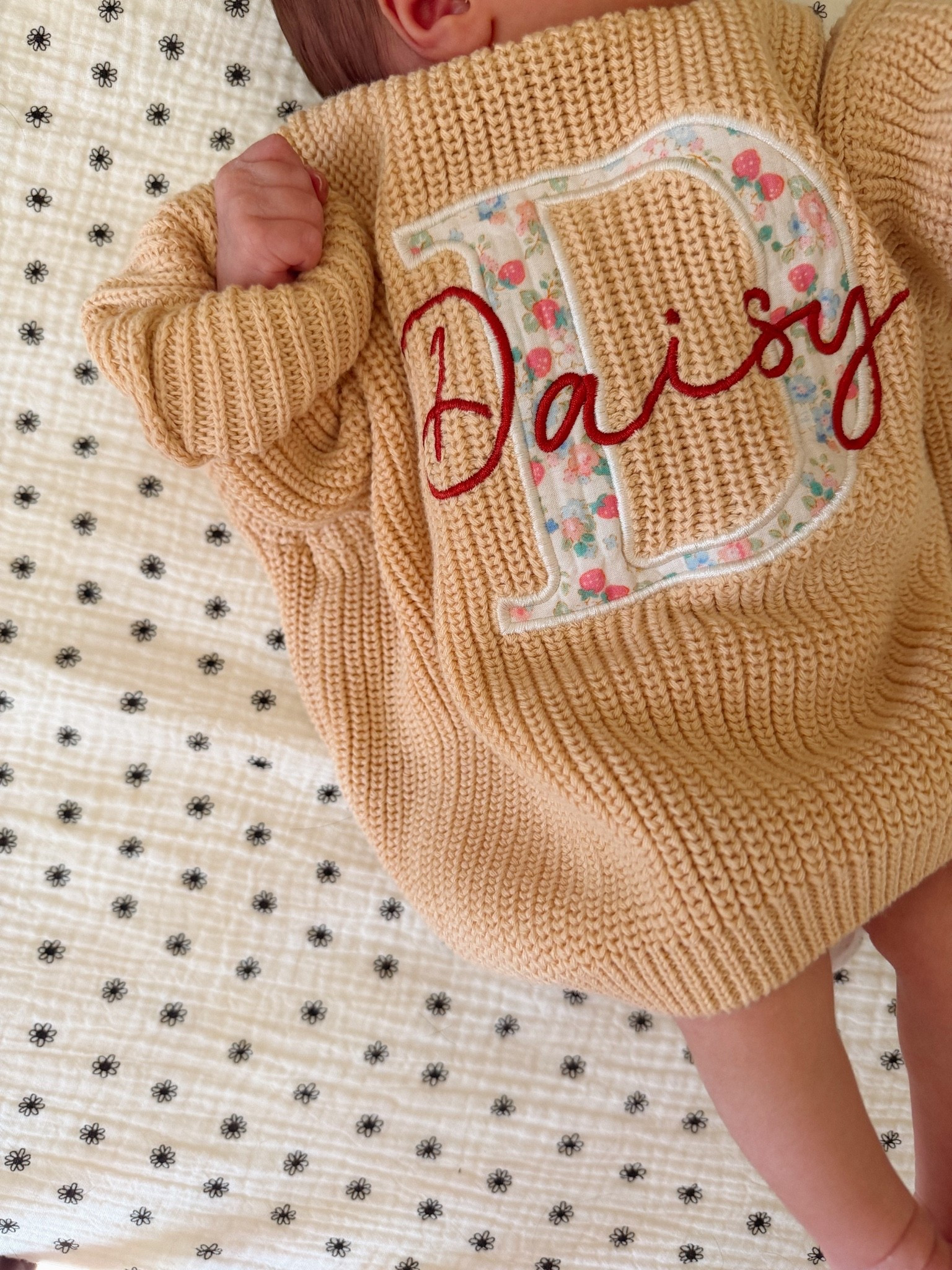 The cutest sweater for our baby girl - perfect for the monthly milestone pictures 😍
.
#babyoutfit #Goinghomeoutfit #babysweater #girlmom

#LTKmomlife #LTKKids #LTKBaby
