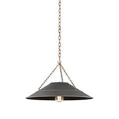 Troy Lighting Arcane 23" Wide Modern Graphite Gray Pendant | Lamps Plus