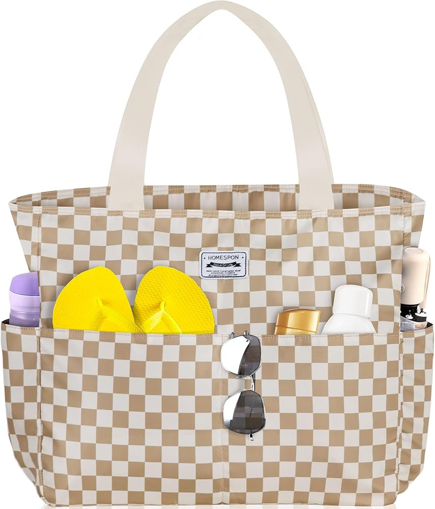 HOMESPON Beach Bag Tote Bag Pool Bag for Women | Amazon (CA)