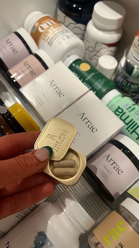 Vitamin organization I used a spice rack 


Supplements 
Vitamin drawer 
On the go medication 
On the go supplements 
The pill aesthetic 
Arrae -calm// anti bloat 
Code MEGAN10 at checkout for 10% off
Sleep: https://www.arrae.com/products/sleep


#LTKbeauty #LTKfamily #LTKtravel