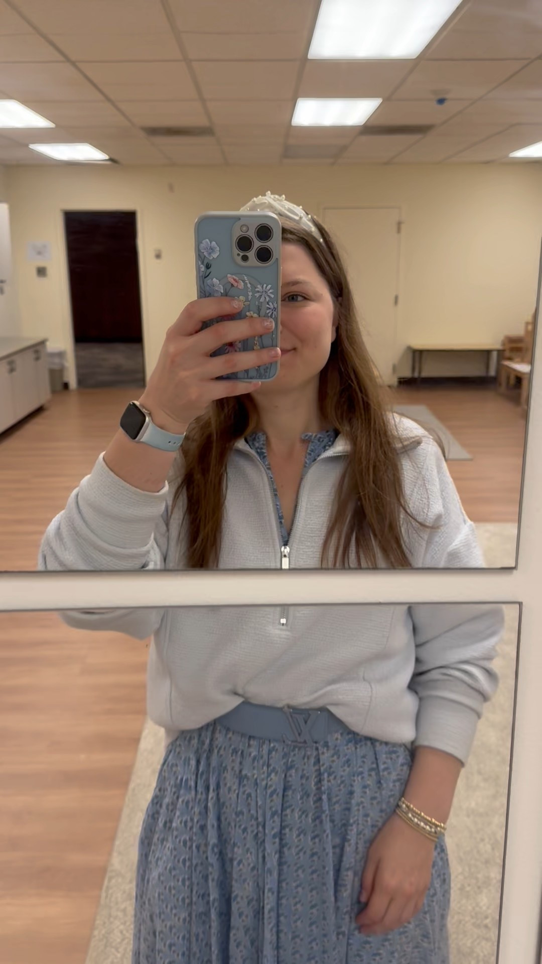 This Blissfully Bleu look is inspired by our favorite color- BLUE! This stunning dress paired with the pullover, LV statement belt, and pearl headband is perfect for your #workday !!! Grab everything below! Dress is not linked but I am linking similar options!

#LTKFindsUnder50 #LTKStyleTip #LTKWorkwear