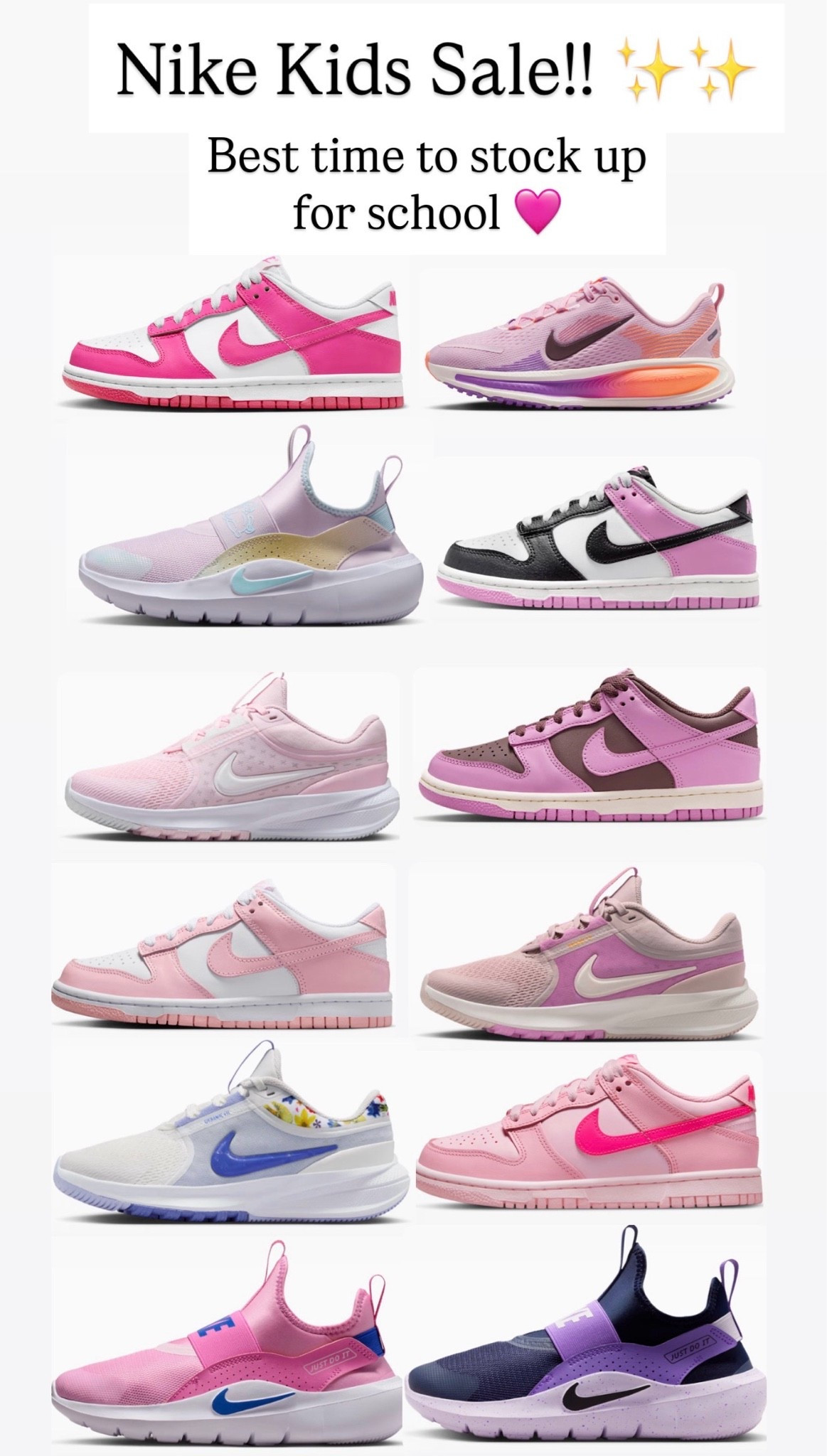 Nike kids sneakers sale for back to school! Don’t miss these great styles! ￼

#LTKKids #LTKSaleAlert