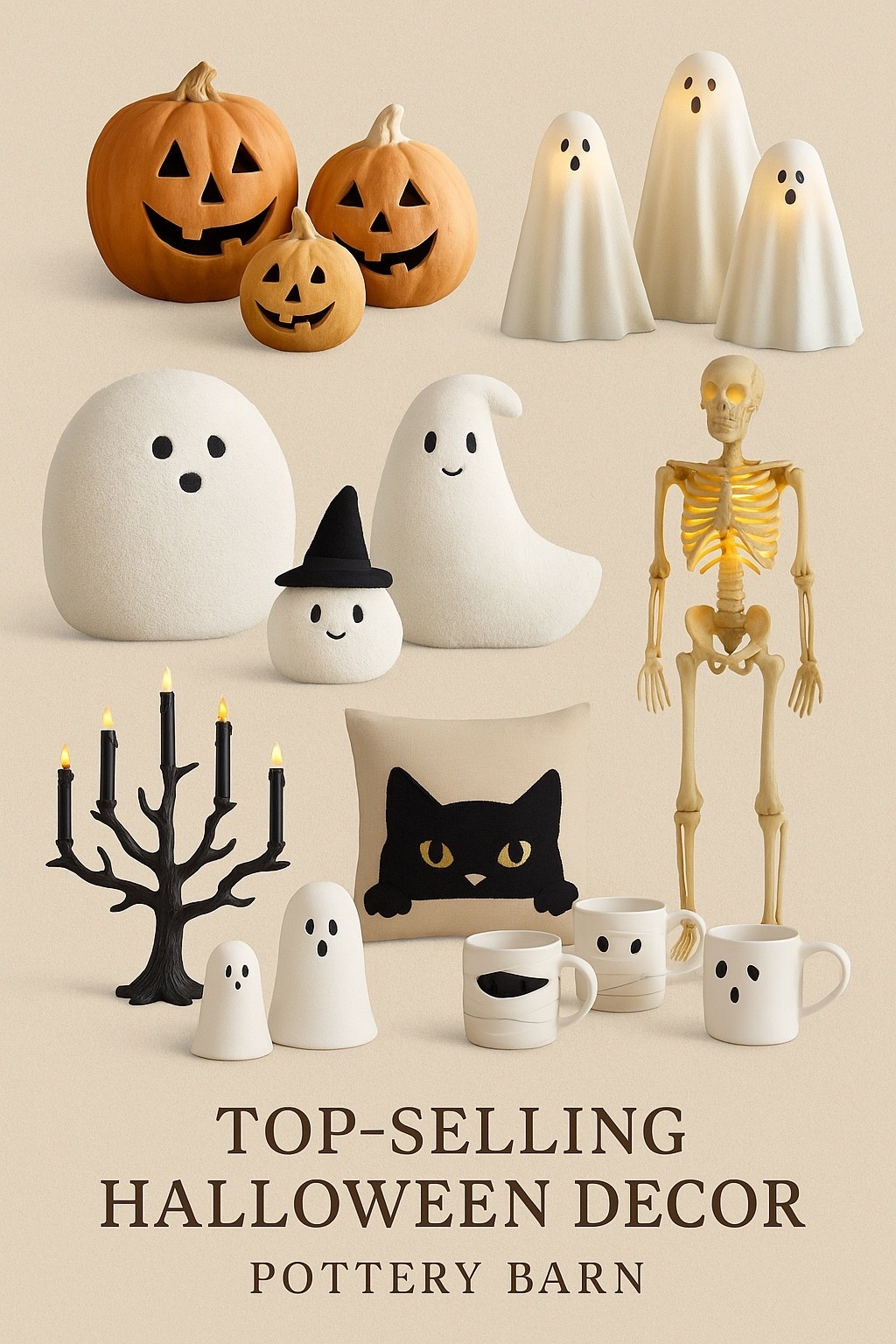 Cute pottery barn Halloween decor on sale. Outdoor Halloween decor ghosts light up skeleton. Halloween pillows  

#LTKSeasonal #LTKSaleAlert #LTKHome