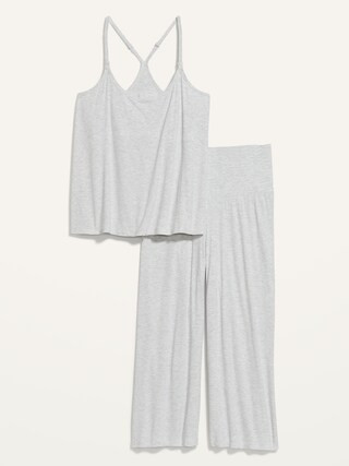 Maternity Sunday Sleep Racerback Pajama Top and Pants Set | Old Navy (US)