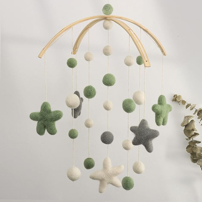 Baby Mobile for Crib - Crib Mobile for Girls, Boys - Mobile for Bassinet, Pack N Play - Boho Crib... | Amazon (US)