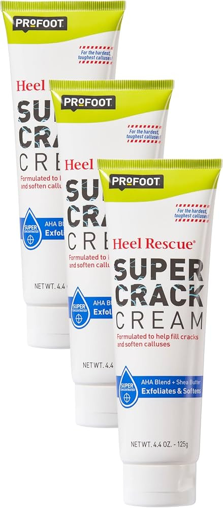 PROFOOT Heel Rescue Super Crack Foot Cream, Concentrated AHA Blend & Shea Butter, Moisturizes, Ex... | Amazon (US)