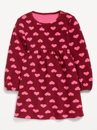 Long-Sleeve Waffle-Knit Dress for Toddler Girls | Old Navy (US)