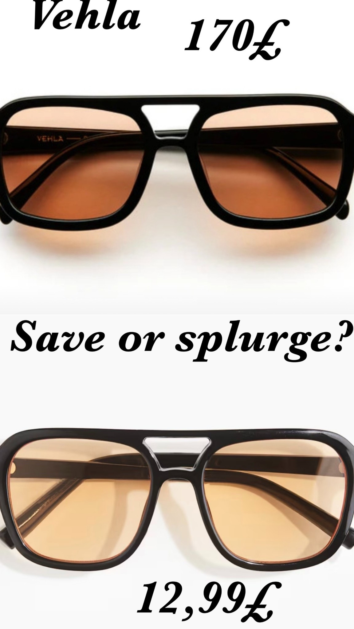 Vehla sunglasses, vehla dupe, Hm sunglasses 

#LTKuk #LTKsummer #LTKspring