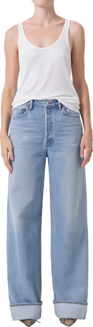 AGOLDE Dame High Waist Wide Leg Organic Cotton Jeans | Nordstrom | Nordstrom