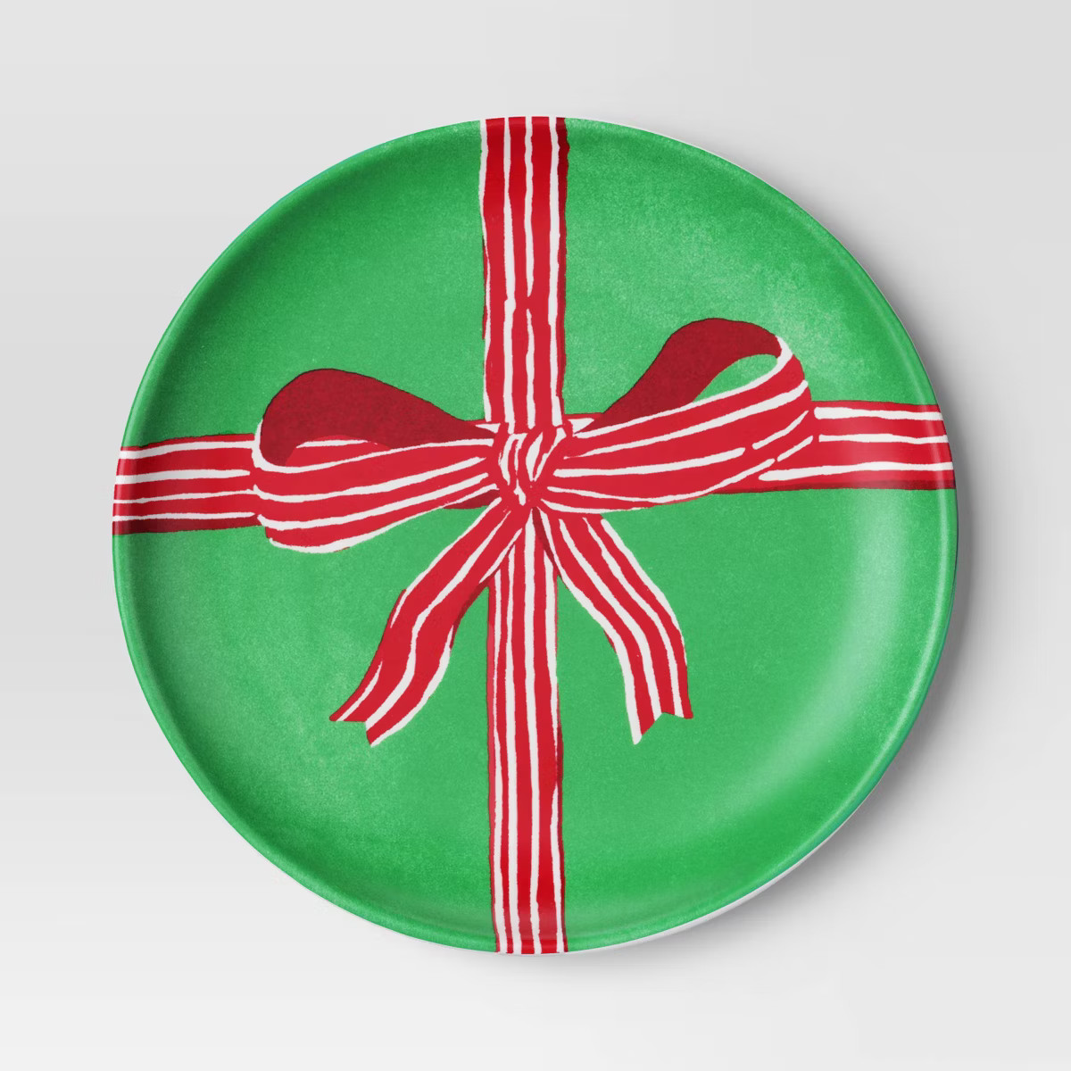 7" Melamine Bow Salad Plate Green - Threshold™ | Target