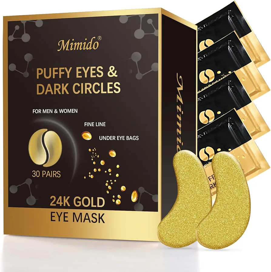 Mimido Under Eye Patches - Eye Patches for Puffy Eyes, eye masks for dark circles and puffiness (... | Amazon (US)