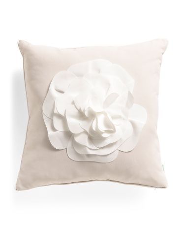 20x20 3d Floral Outdoor Pillow | Throw Pillows | Marshalls | Marshalls