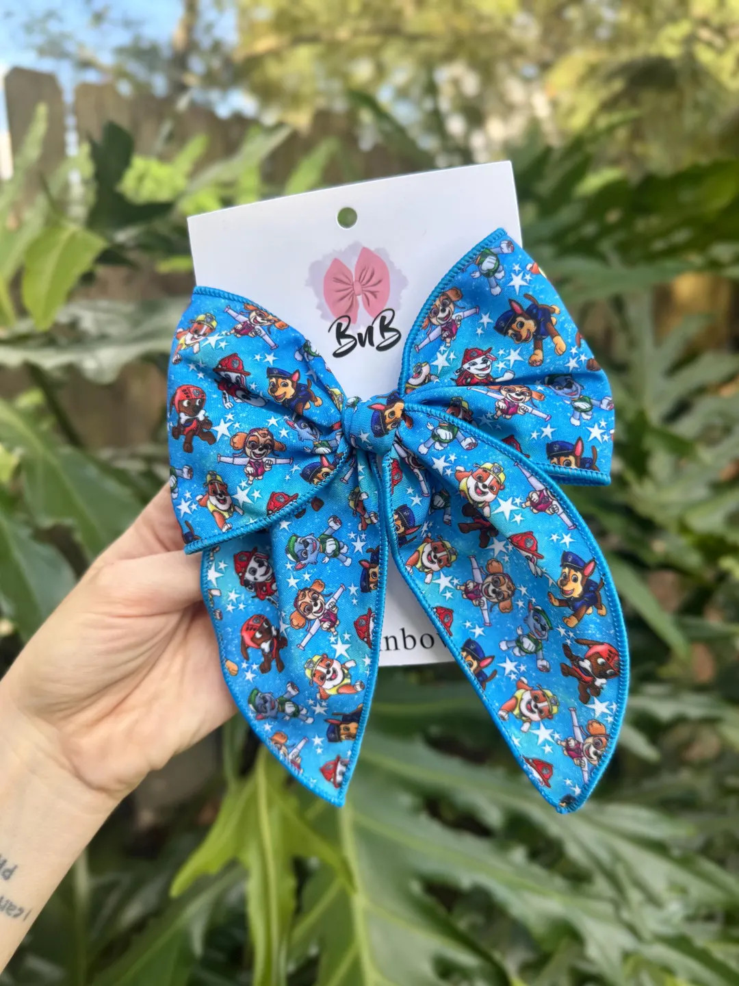 Patrol bow | BLUE bows | puppies bow | Etsy (US)