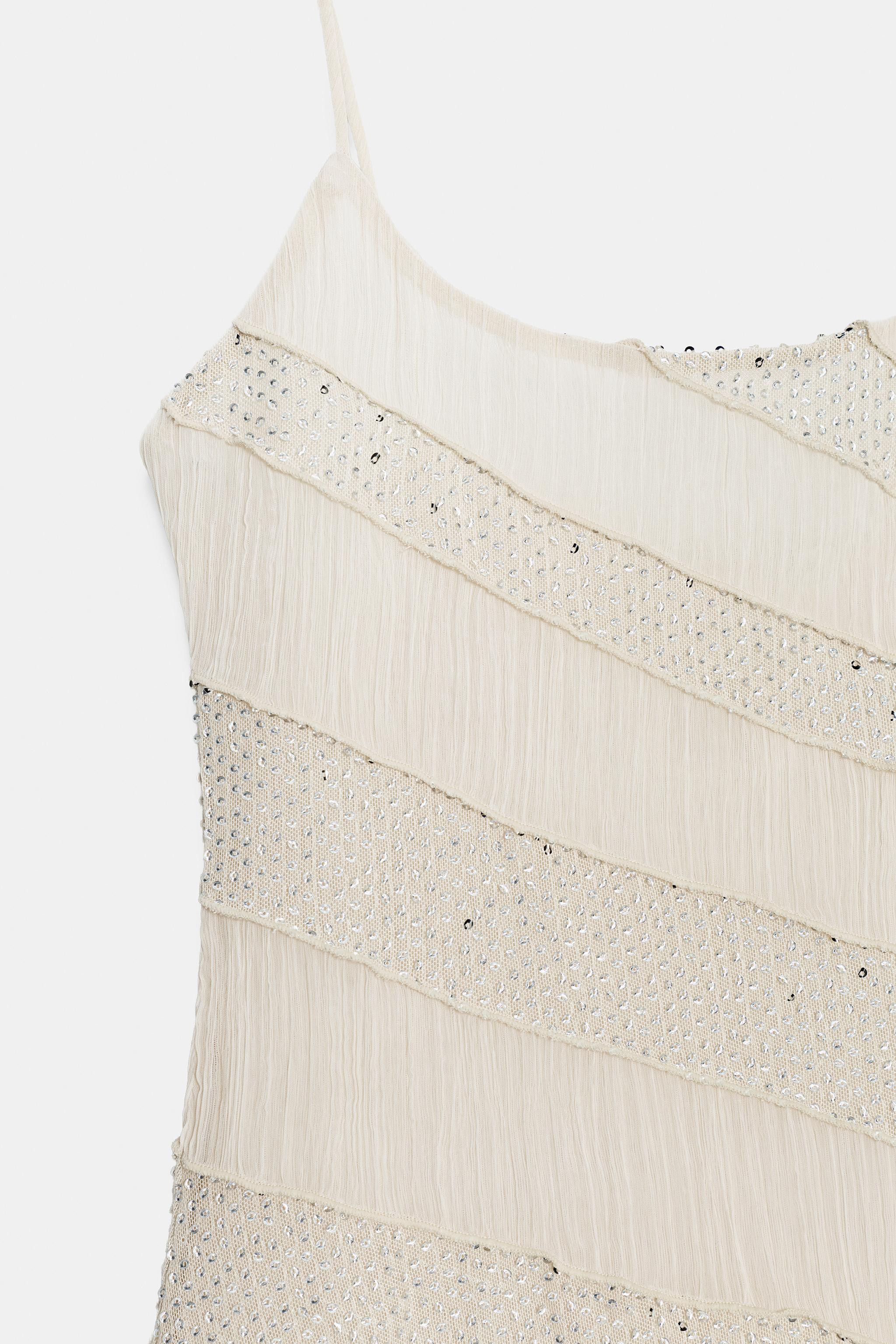 ROBE MI-LONGUE COL HALTER | Zara FR