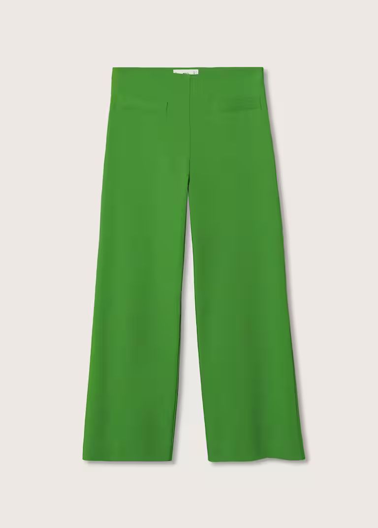 Cotton culotte trousers -  Women | Mango USA | MANGO (US)