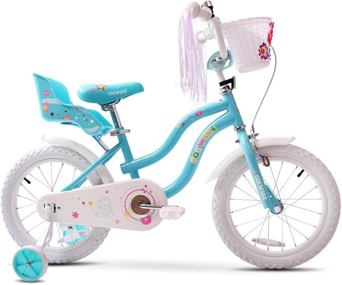 COEWSKE Kids Bike 14-16 Inch Bicycle with Training Wheels for Ages 3 to 7 Years Old Boys and Girl... | Amazon (US)