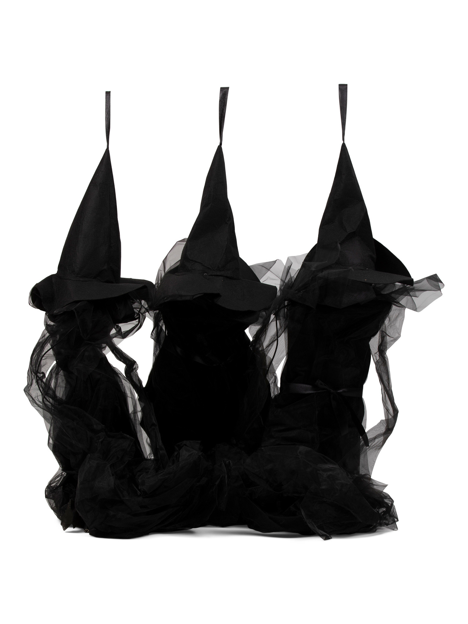 Set Of 3 Outdoor Safe Fabric Led Witches | TJ Maxx