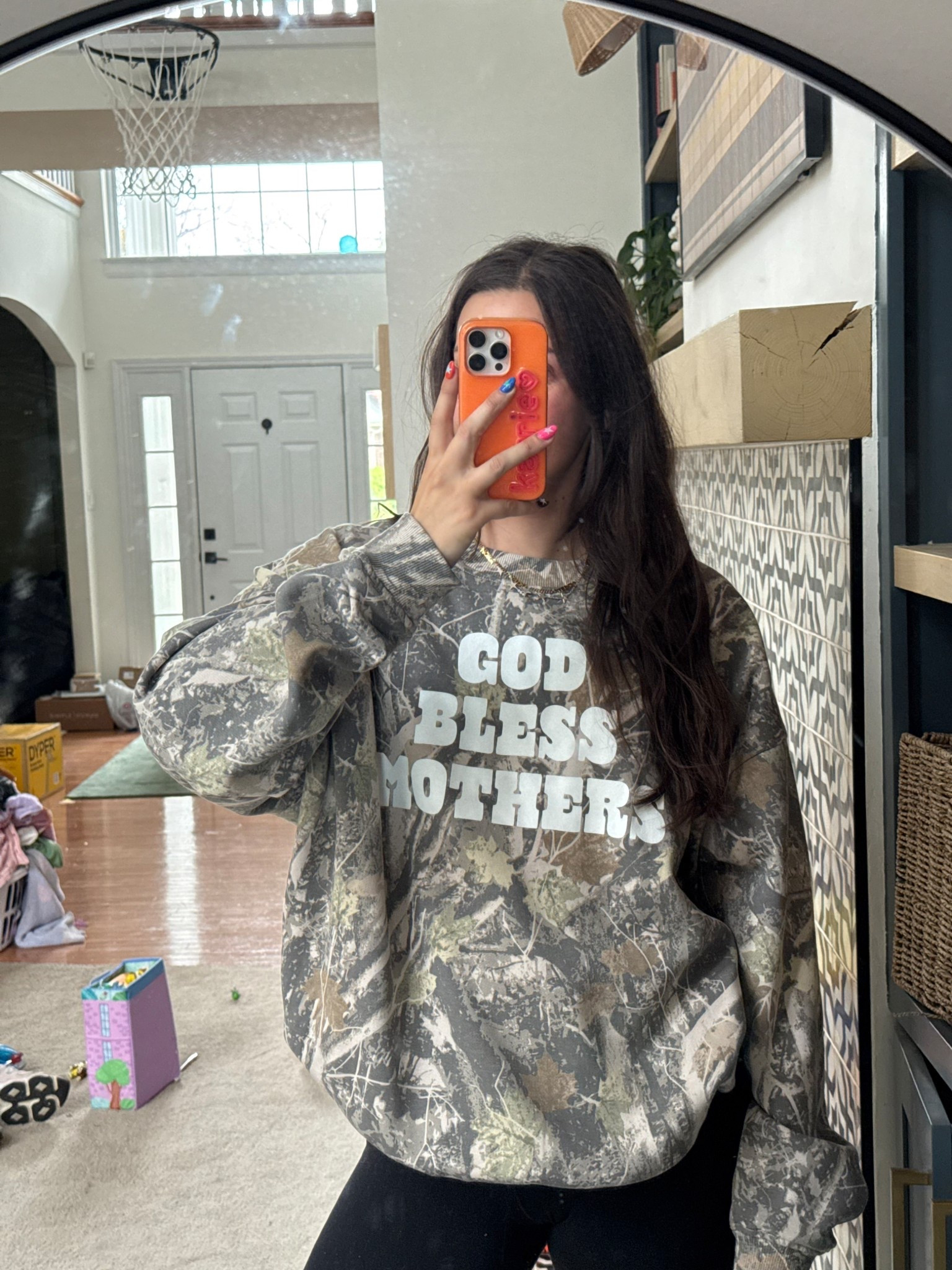 moms are everything! camo sweatshirt & tees linked and 15% off with code KARRIE15! 

#LTKmomlife #LTKootd #LTKgrwm