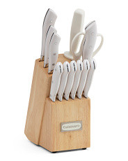 13pc Stainless Steel Triple Rivet Knife Block Set | TJ Maxx