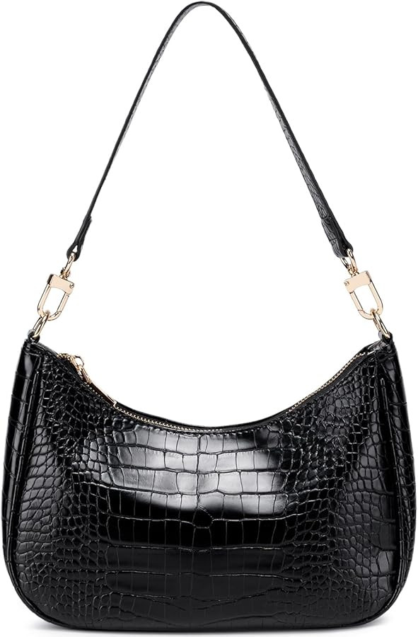CYHTWSDJ Shoulder Bags for Women, Cute Hobo Tote Handbag Mini Clutch Purse with Zipper Closure | Amazon (US)