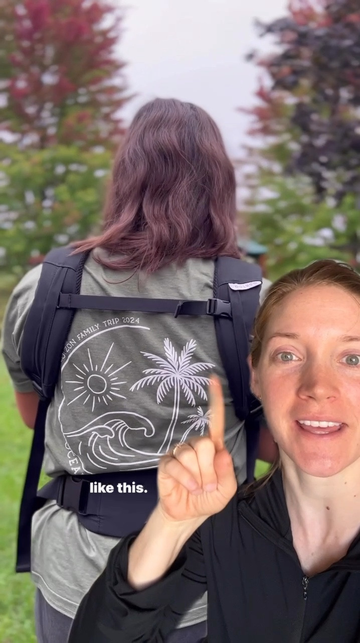 Baby wearing tip of the day: for wrap carriers, SPREAD OUT the back straps!

#LTKFamily #LTKBump #LTKBaby