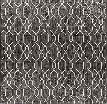 Hauteloom NACO Living Room, Bedroom Patio Outdoor Area Rug - Gray, Beige - 7'10" | Amazon (US)