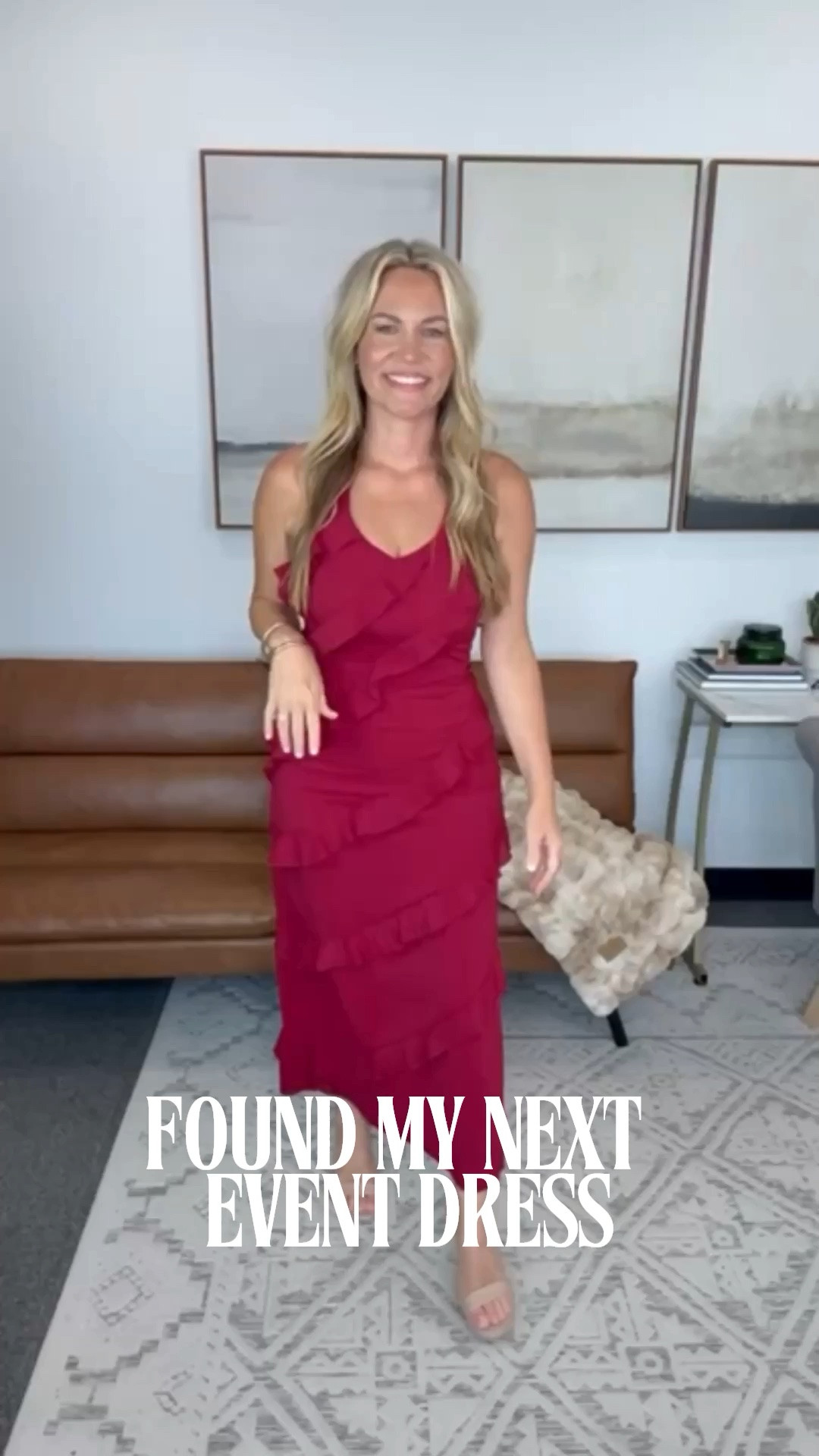 Found my next event dress and the color alone sold me. The halter neckline and cascading ruffles give it plenty of detail, while the midi length keeps it versatile for weddings, dinners and everything already filling up my calendar.

event dress, wedding guest dress, pink midi dress, halter dress, ruffle dress, special occasion dress, dinner outfit, event style, women’s dresses, fall event outfit, AudrieDollins

#LTKWedding #LTKSeasonal #LTKootd