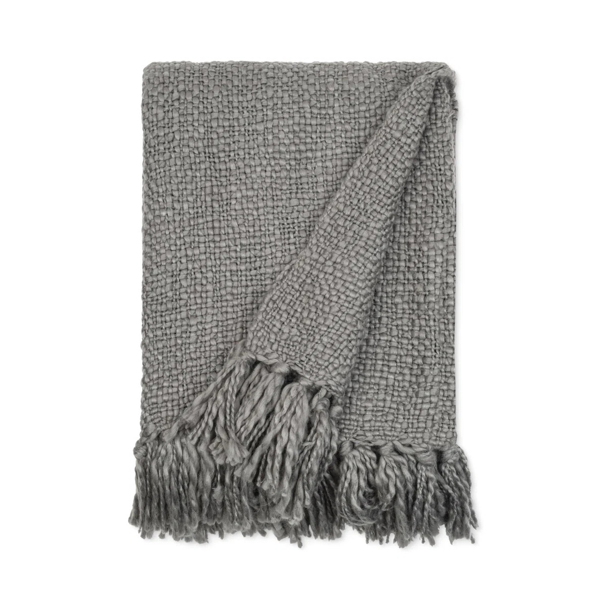 Basketweave Fringe Throw Blanket | Wayfair North America