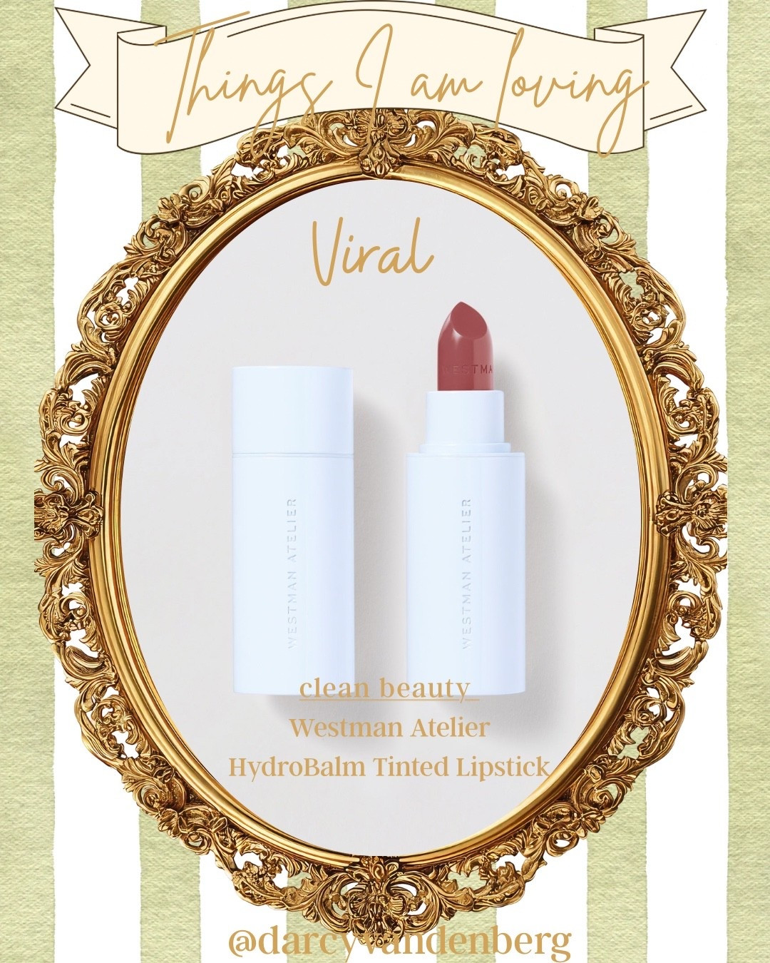 Things I am loving 

The viral 
WESTMAN ATELIER
clean beauty
HydroBalm Tinted Lipstick

I ordered the colors  bob and English rose

#LTKselfcare #LTKBeauty #LTKOver40