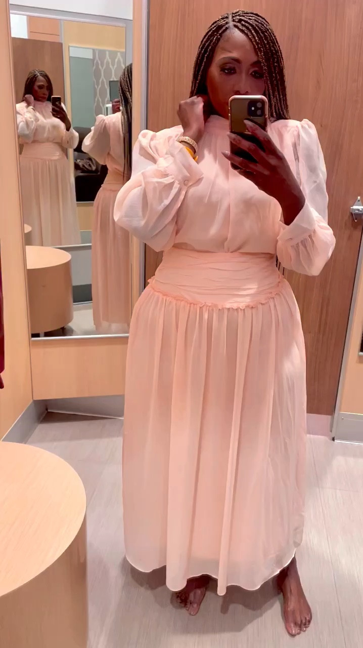Step into the style of the season 🍂✨ Three distinct looks, all from Target!

1️⃣ Soft and chic: Peach chiffon two-piece skirt and blouse – perfect for a breezy day out.
2️⃣ Luxe vibes: Velvet gray two-piece set for effortless elegance.
3️⃣ Bold & edgy: Burgundy leather pants paired with a cozy furry top – a fall statement!

Which one is your Somerset-inspired favorite? 🌟 

#LTKGiftGuide #LTKCyberWeek #LTKHoliday
