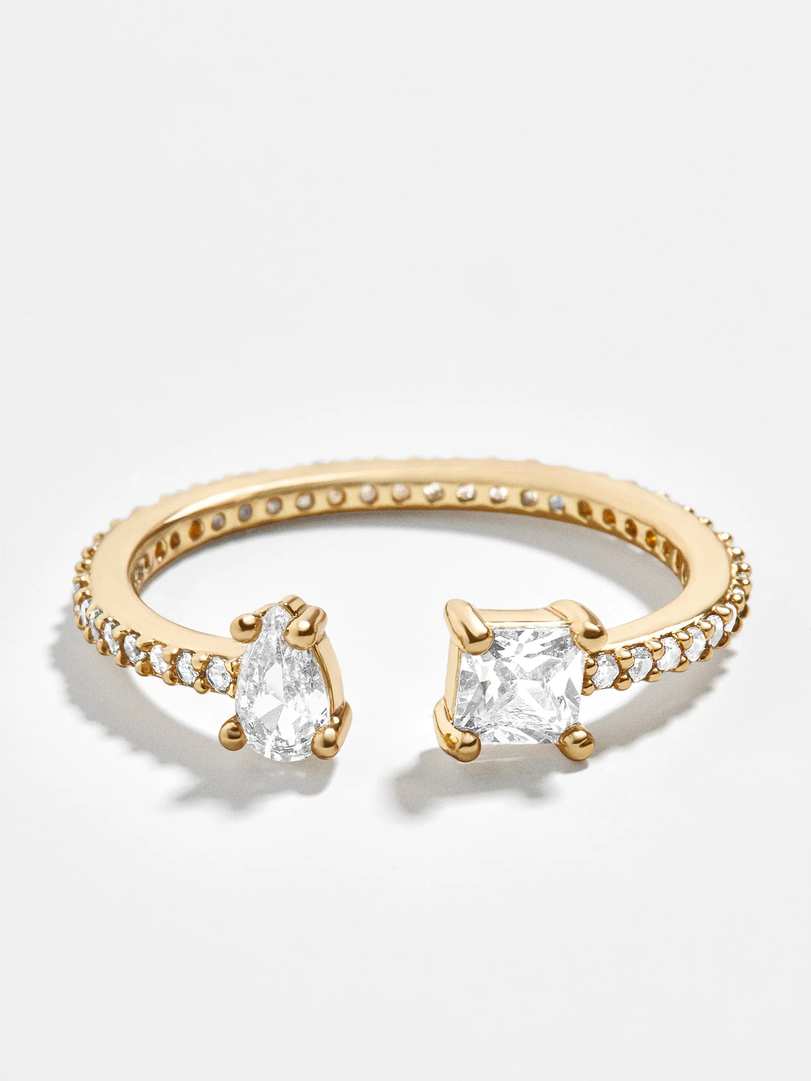 Akeelah Cubic Zirconia Ring - Clear | BaubleBar (US)