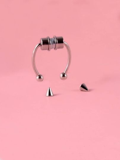 Stainless Steel Nose Ring | SHEIN