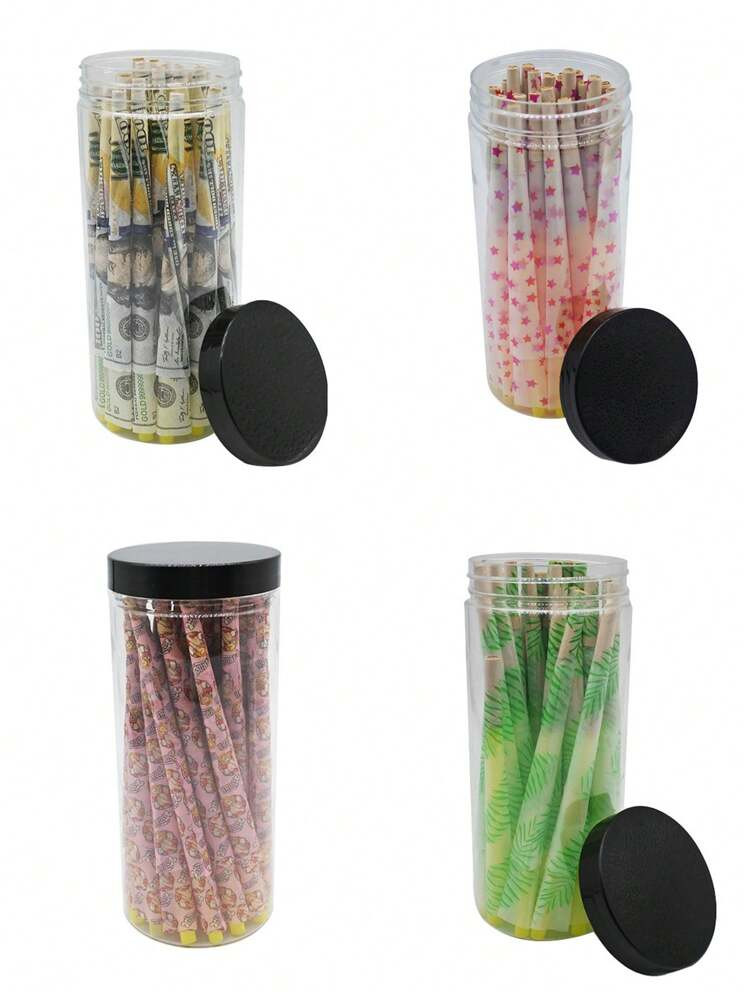 BROS 50pcs/Box Pre-Rolled Large Cigarette Paper Cones, 4.33 Inch/110mm Brown Cigarette Paper, Dol... | SHEIN